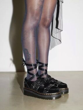 💐NWT💐 Dr Martens LIMITED EDITION RAMSEY WEDNESDAY PLATFORM CREEPERS - size 8